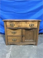 Small Vintage Wood Dresser 29 x 22 x 18