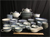 Blue & White Porcelain Dinnerware