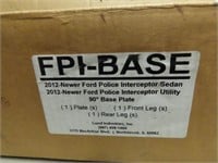 Lund FPI-BASE baseplate. Police interceptor.