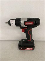 HYPER TOUGH CORDLESS DRILL WITH BATTERY