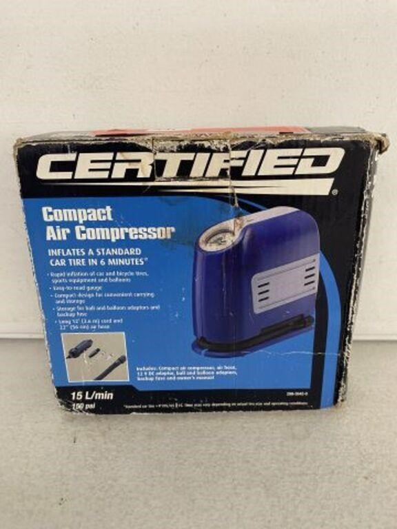 CERTIFIED COMPACT AIR COMPRESSOR