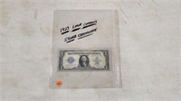 1923 Large Currency Silver Certificate $1