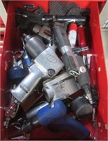 Contents of drawer that includes air tools