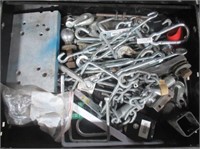 Contents of drawer that includes chain hooks,