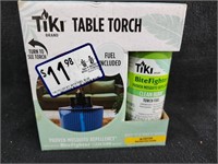 Tiki Table Torch w/ Mosquito Repellant