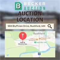Auction Location: 504 Bluffview Drive, Rushford, M