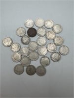 26 Liberty Nickels (variety of dates)