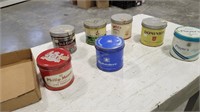 Assorted Tobacco Tins