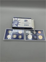 2001 US Mint 10-coin Proof Set