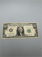 1963 $10 US Note