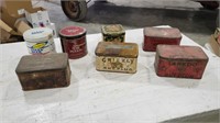 Assorted Tobacco Tins