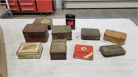 Assorted Tobacco Tins