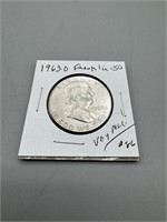 1963-D Franklin Half dollar (90% Silver)