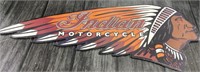Open Road Brand Indian Motorcycle Metal Sign