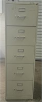 HON 5 Drawer Legal File Cabinet