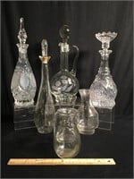 Glass Decanters and Carafes