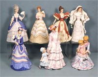 (6) Lenox Porcelain Lady Figurines