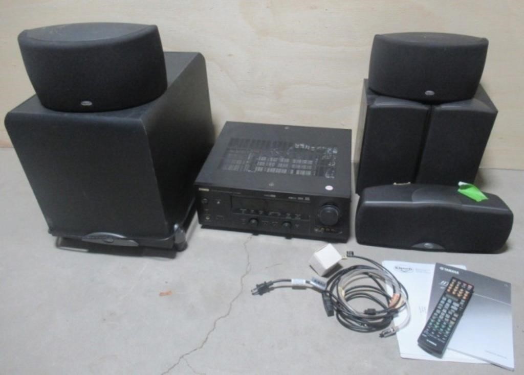 Yamaha HTR-5890 receiver with Klipsch speaker