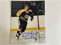 Marcel Dionne Hand Signed 8 1/2" x 11" Photo