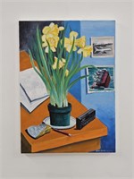 John Davies Original Daffodils Painting