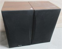 Pair of Infinity speakers. Measures 21" H x 12" W
