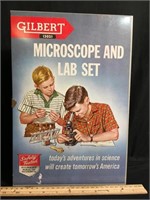 Vintage Gilbert Microscope and Lab Set