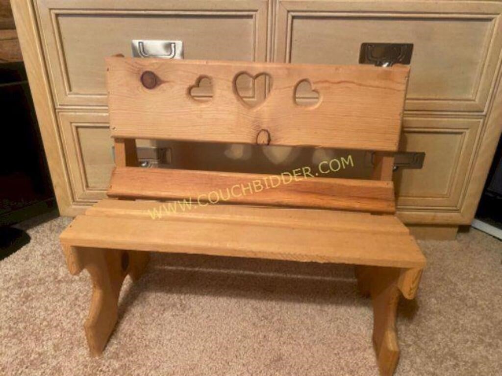 Small Wooden Child's Bench