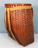 Vintage Splint Trapper's Basket