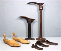 Cast Iron Shoe Lasts, Shoe Forms
