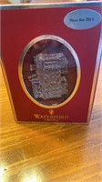 WATERFORD CRYSTAL CABOOSE ORNAMENT
