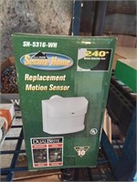 Replacement motion sensor by secure home