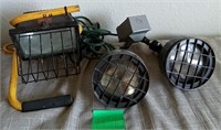 K - LOT OF 3 SHOP LIGHTS (R2 11)