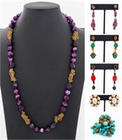 Miriam Haskell Costume Jewelry Pieces, 10
