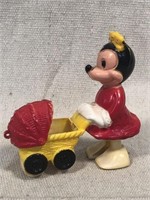 Minnie Mouse with stroller