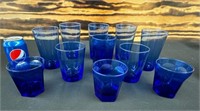 Blue Glassware ( NO SHIPPING