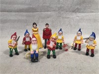 Snow White and the Seven Dwarfs plus the Prince
