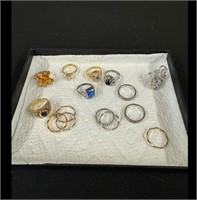 Sterling and more Ring Lot