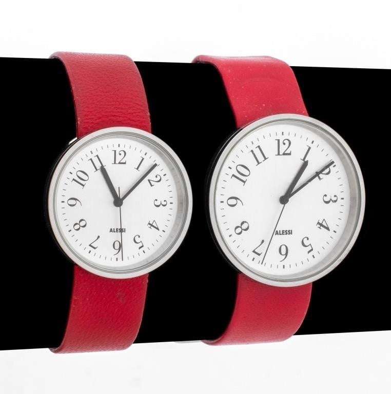 Alessi Stainless Steel Wristwatches, 2