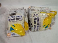 Lot Of 24 - Signature Select, Flock Lined Rubber