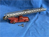 Vintage German Firetruck Toy
