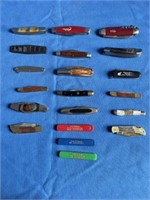 Approximately 20 Pocket Knives