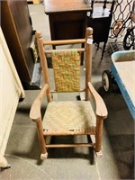 Vintage children's rocking chair