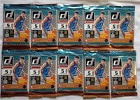 10 Packs Panini Donruss Basketball Packs - Lot #2