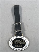 Indiana Harbor Belt Chicago Railroads watch fob