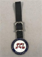 Seaboard Coast Line Railroad watch fob