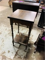 Antique end table