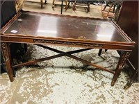 Victorian Reverse Glass Coffee Table