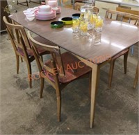 Vintage MCM Walter of Wabash dining table with