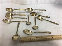 WM Rogers Silver Spoons