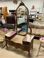 Victorian vanity dresser w/ mirror